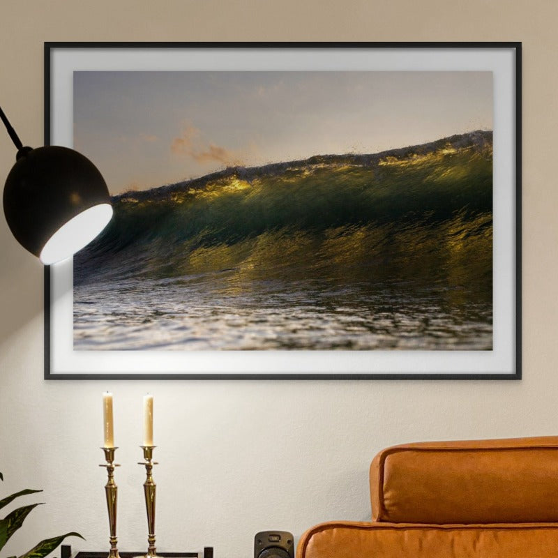 Hiding in the Wave Art Print