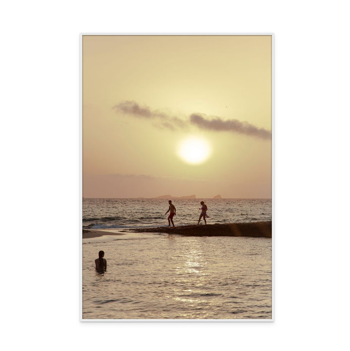 Atardecer en Ibiza Art Print