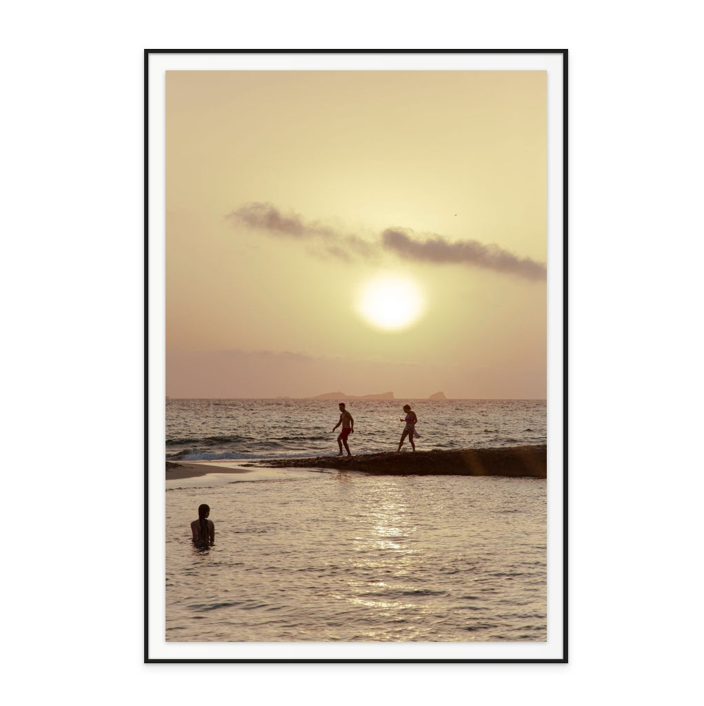 Sunset in Ibiza Art Print