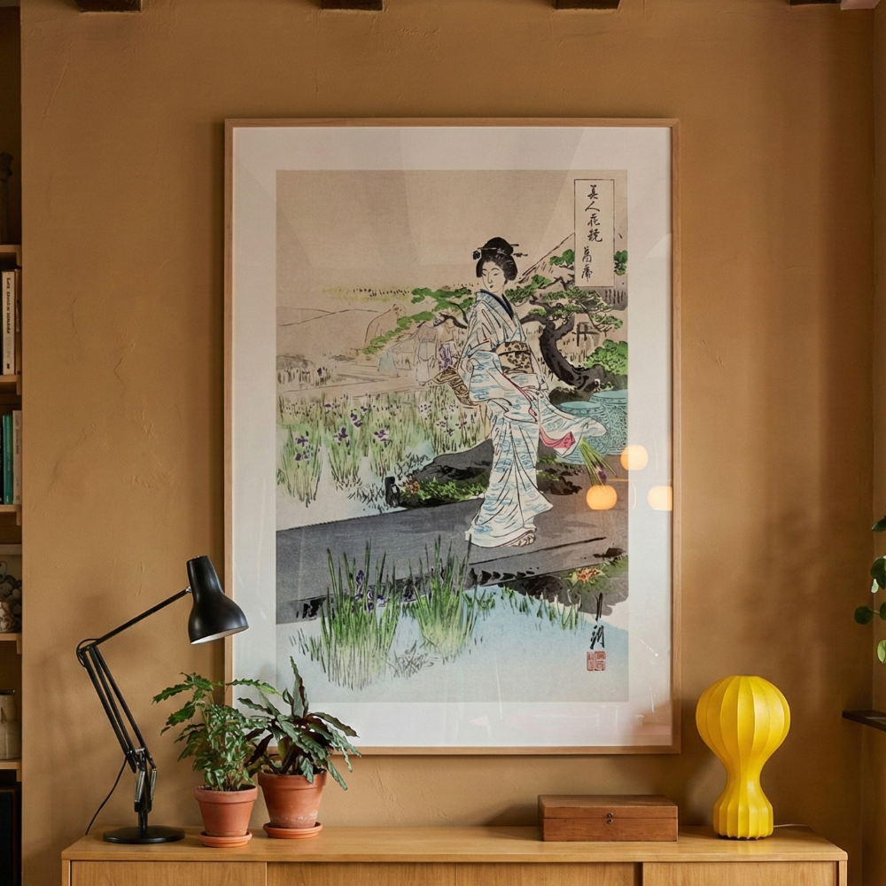 Cuadro "Iris Garden"