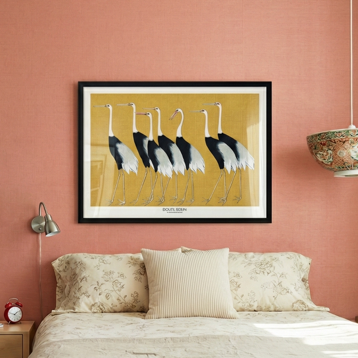 Cuadro "Japanese Red Crown Crane"