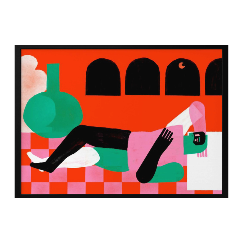 Cuadro "Retro Lounge Chill"