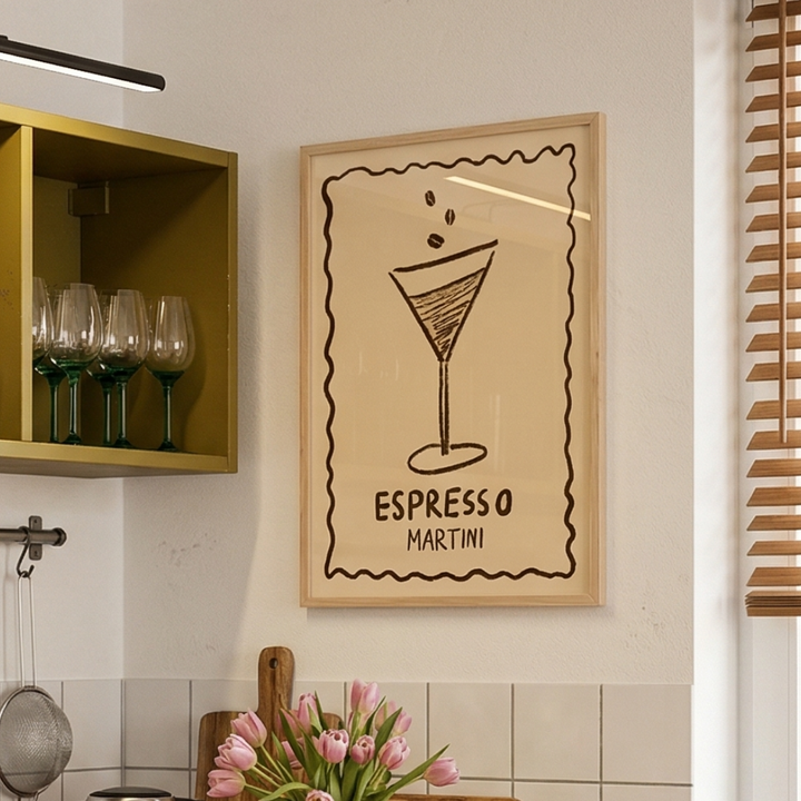 Cuadro "Poster Espresso Martini Up"