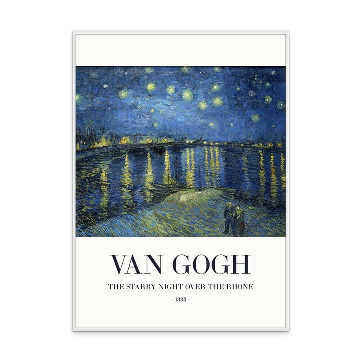 The Starry Night Over The Rhone Art Print