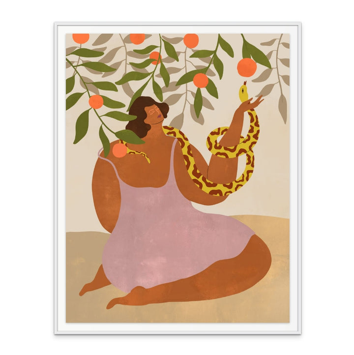 Smell the Orange Art Print