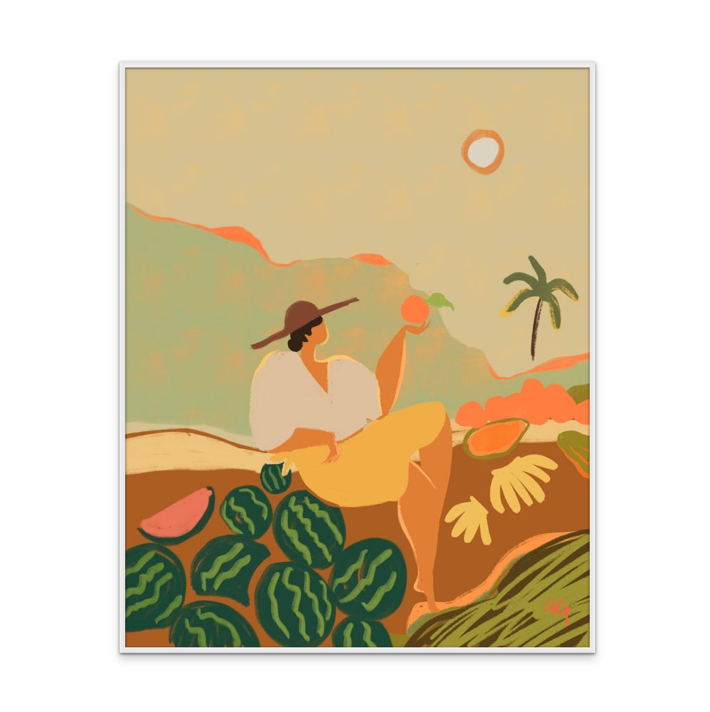 Farmer Guava Art Print