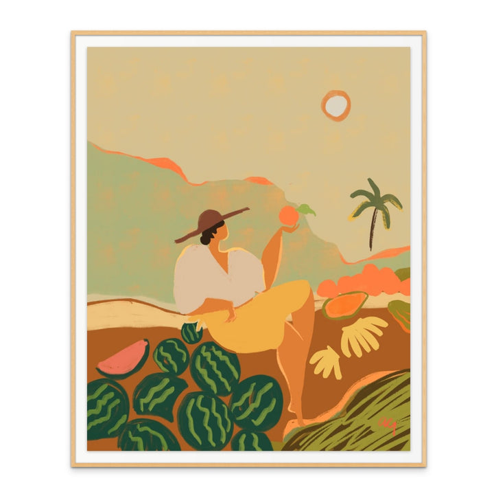 Farmer Guava Art Print