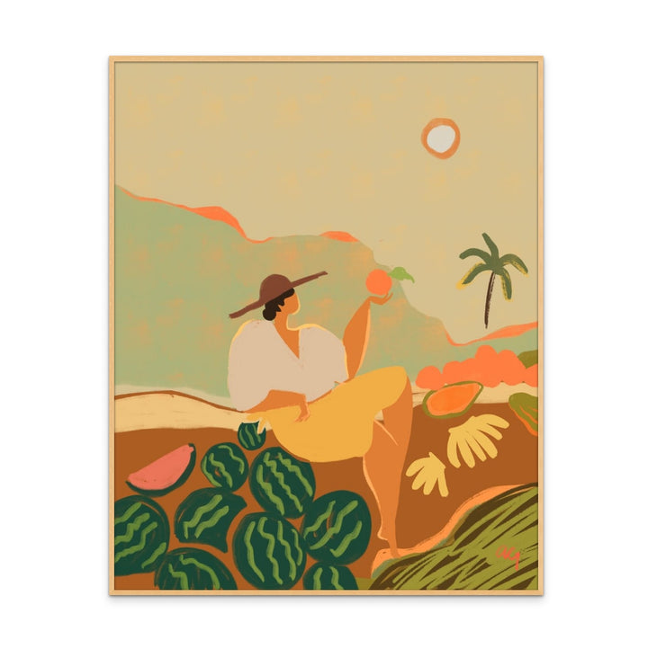 Farmer Guava Art Print