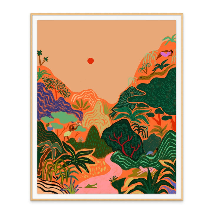 Hidden Paradise No2 Art Print