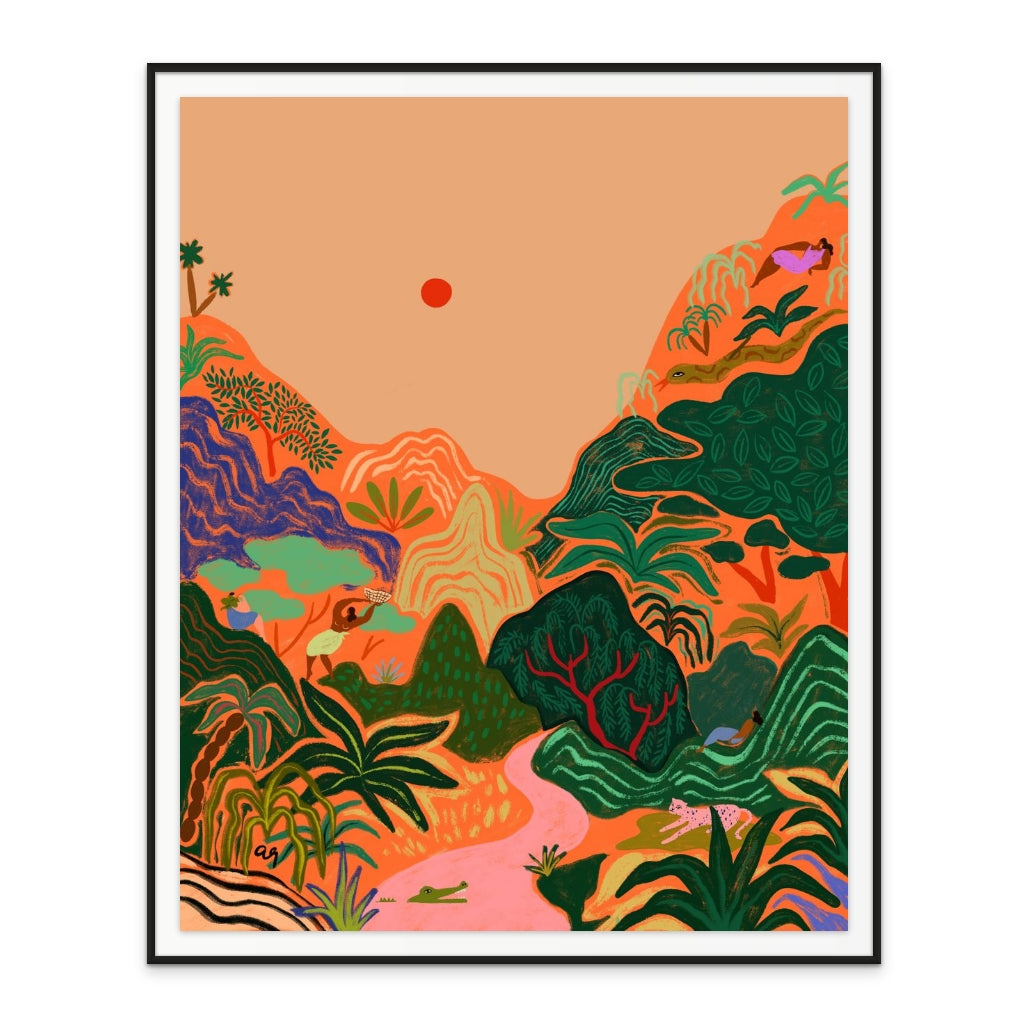 Hidden Paradise No2 Art Print