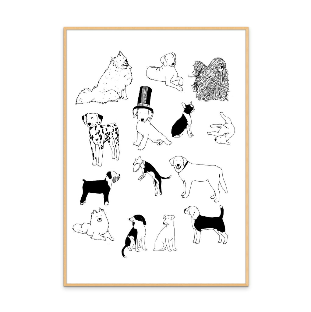 Dogs Art Print