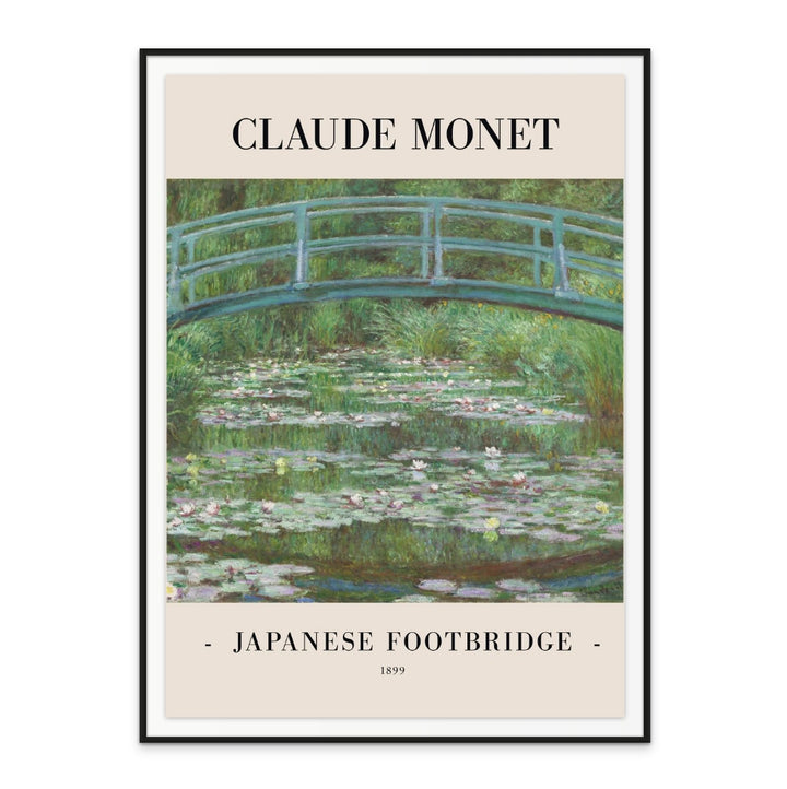 Japanese Footbridge 1899 Art Print