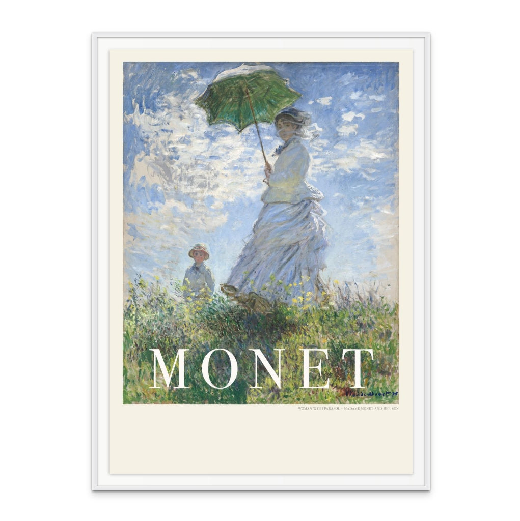 Woman With Parasol Art Print