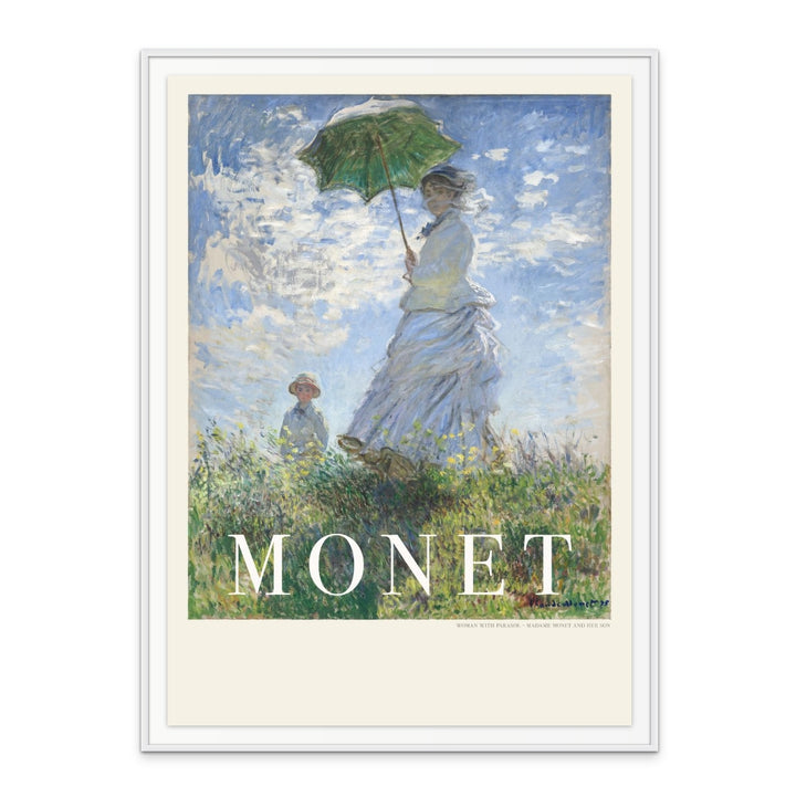 Woman With Parasol Art Print