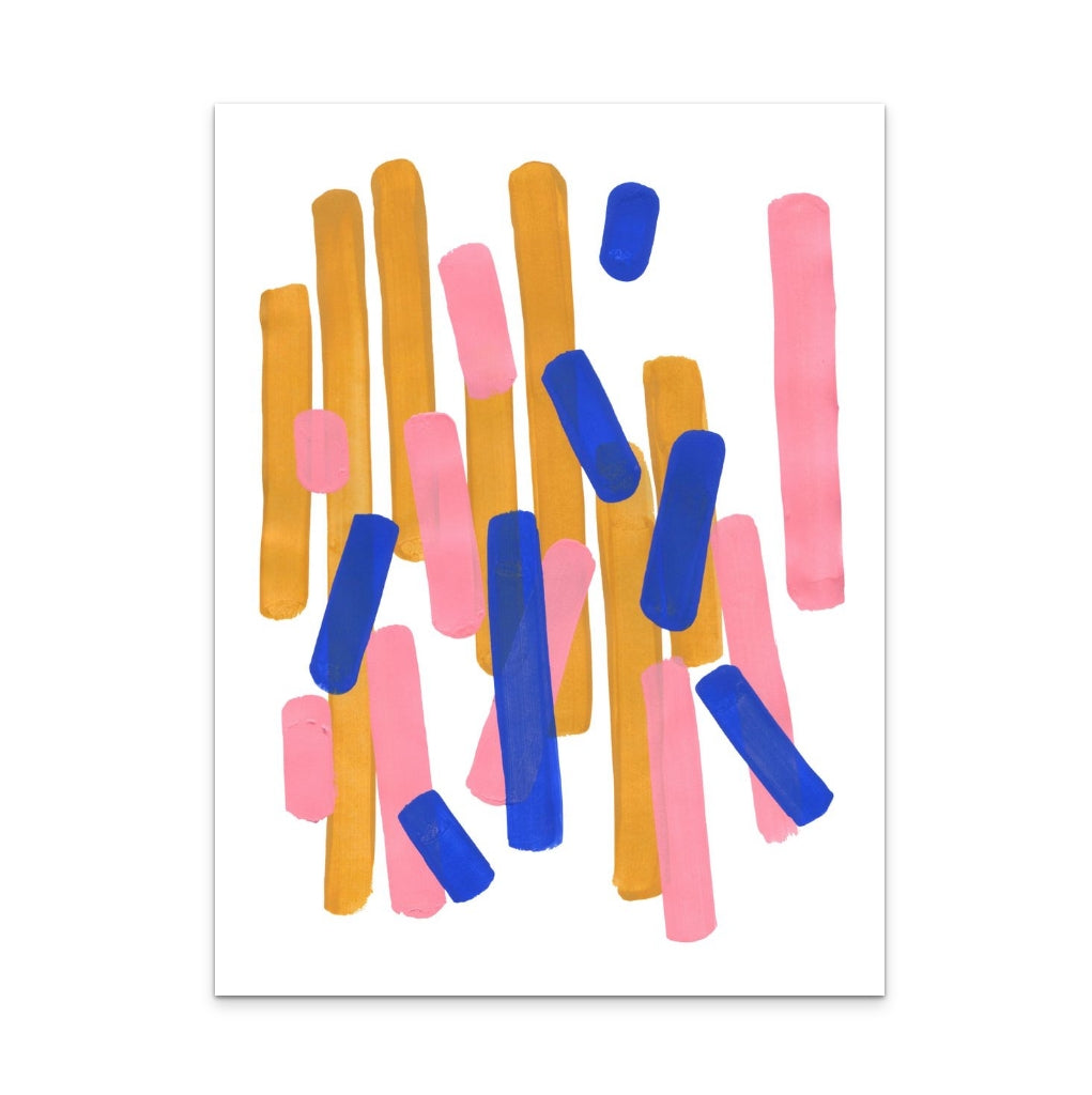 Pink Confetti Art Print