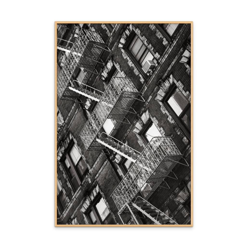 New York City Fire Escapes 04 Art Print