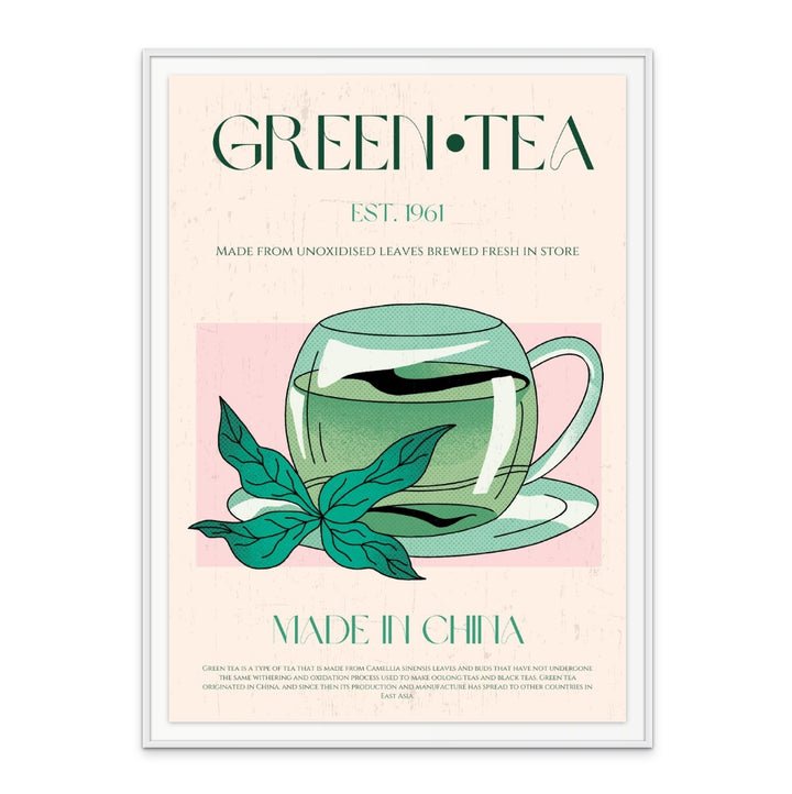 Green Tea No1 Art Print