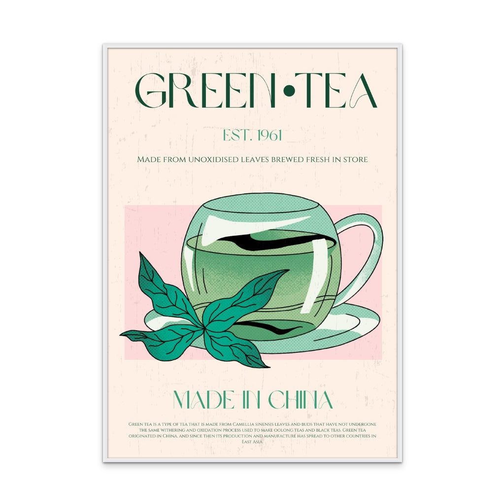 Green Tea No1 Art Print