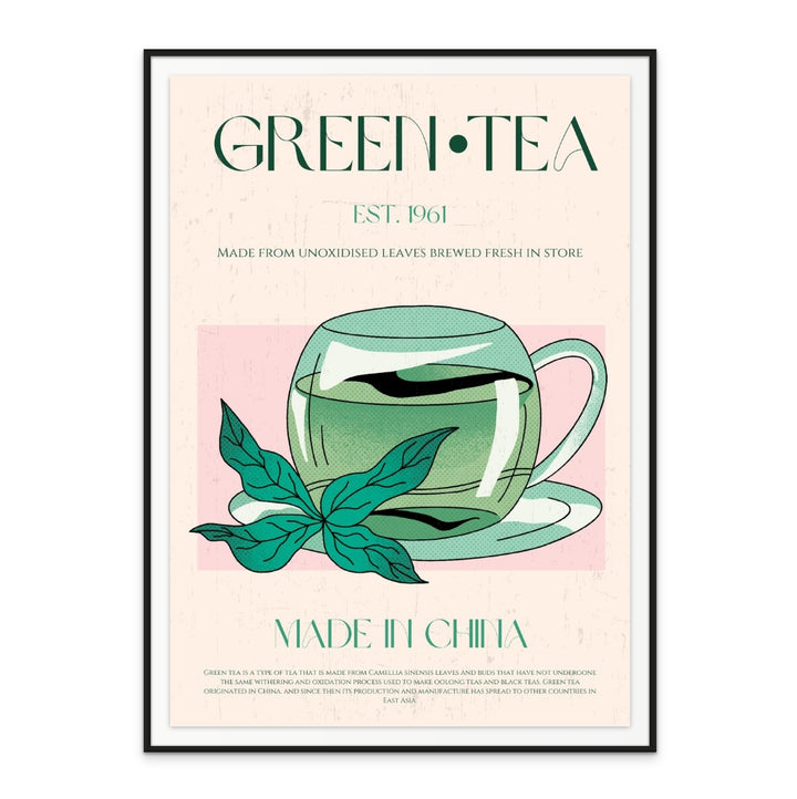 Green Tea No1 Art Print