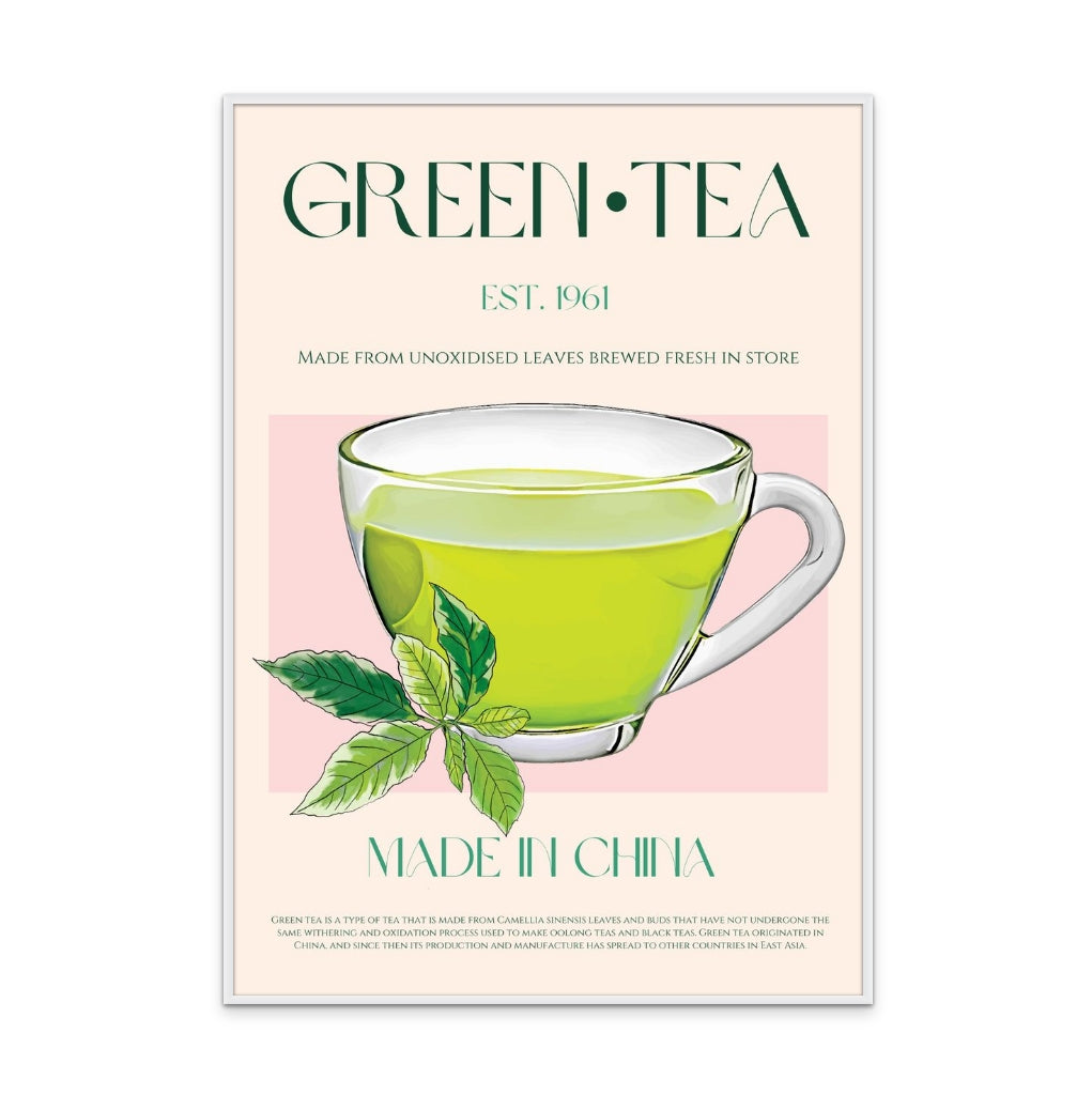 Green Tea Art Print