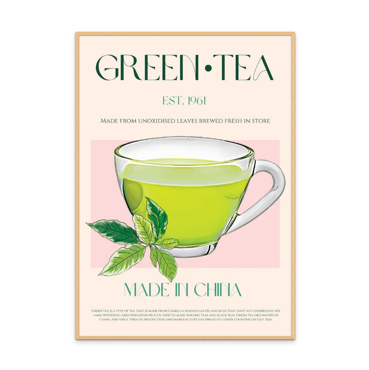 Green Tea Art Print