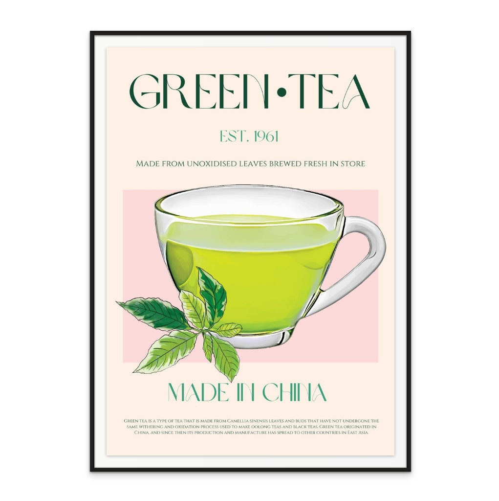 Green Tea Art Print