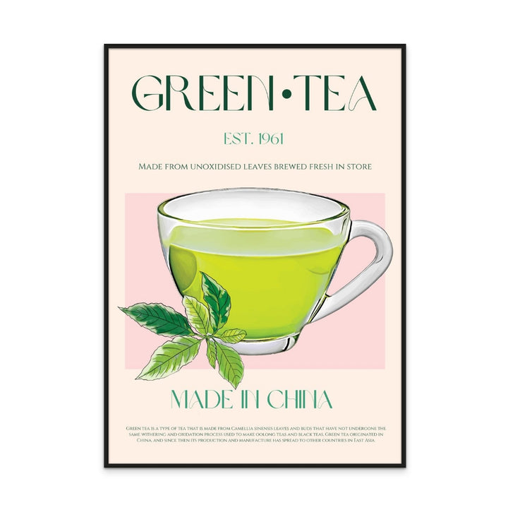 Green Tea Art Print