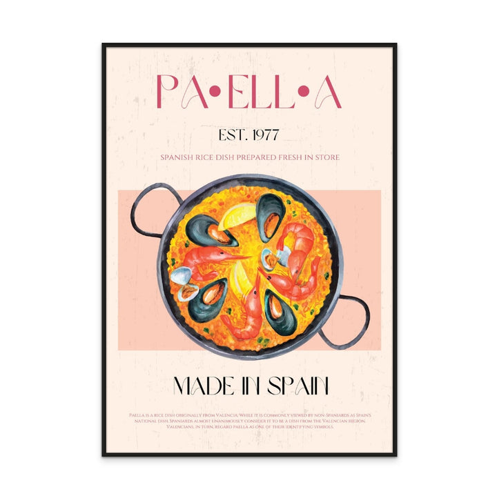 Paella Art Print