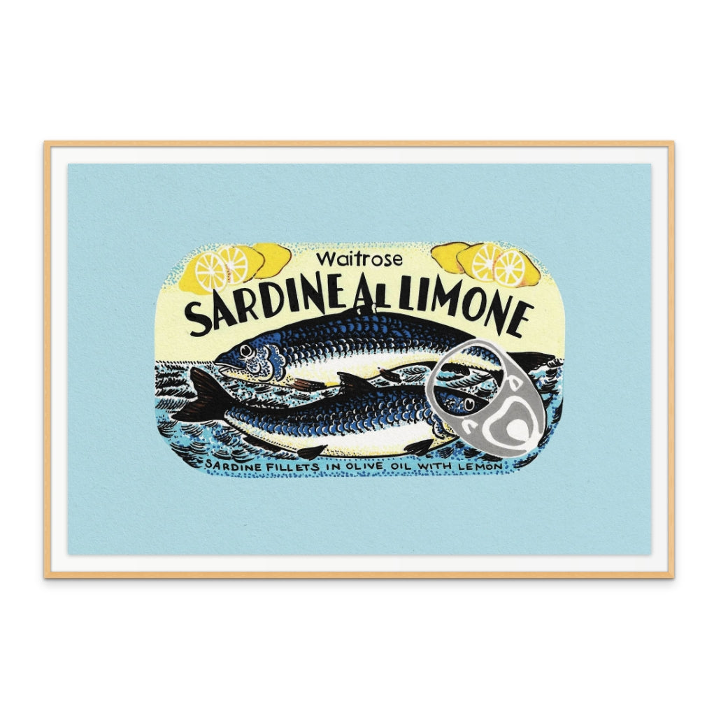 Sardine Al Limone Art Print