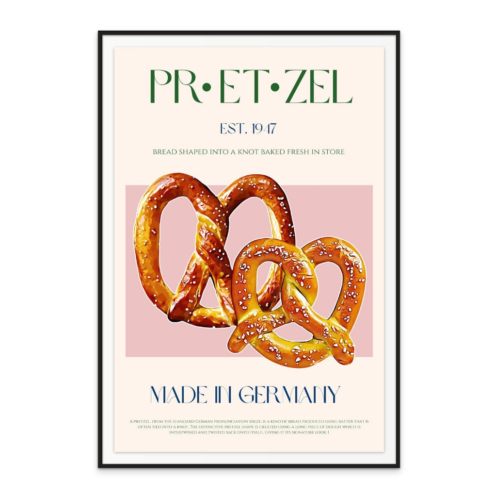 Pretzel Art Print