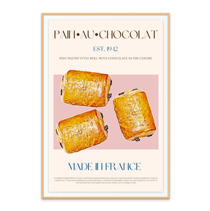 Pain Au Chocolat Art Print