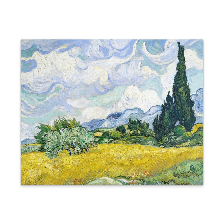 Wheat Field With Cypresses Art Print