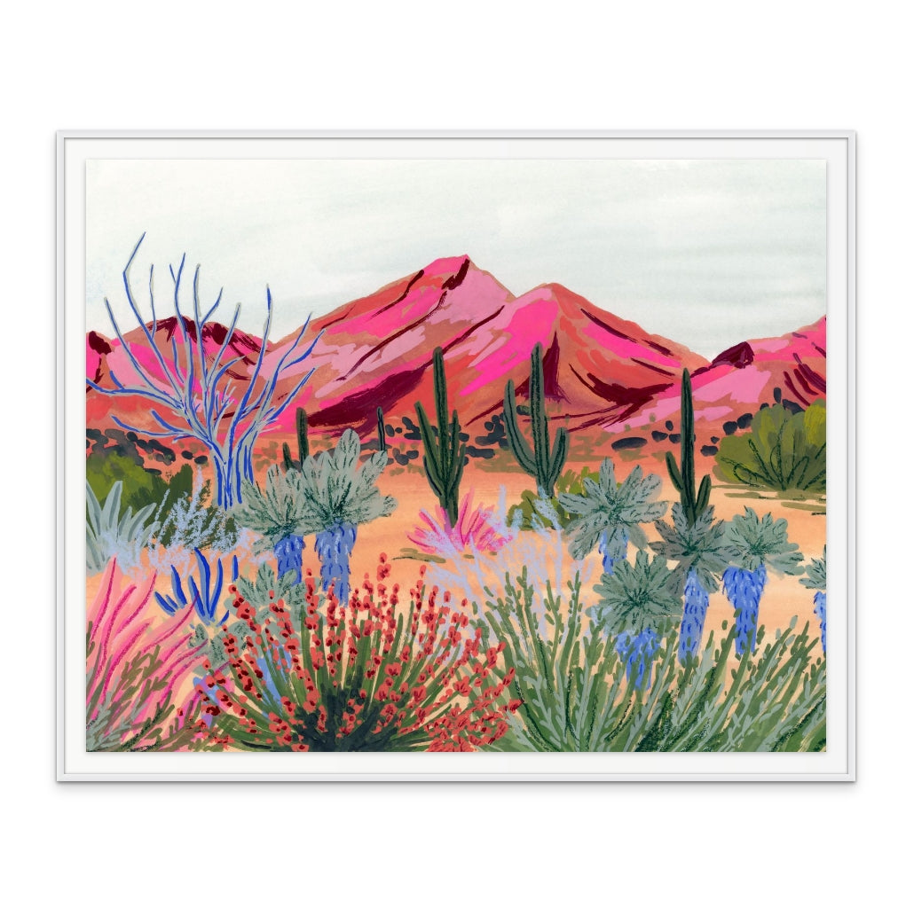 Bright Desert Art Print