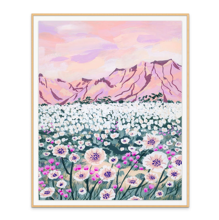 Pink Desert Art Print
