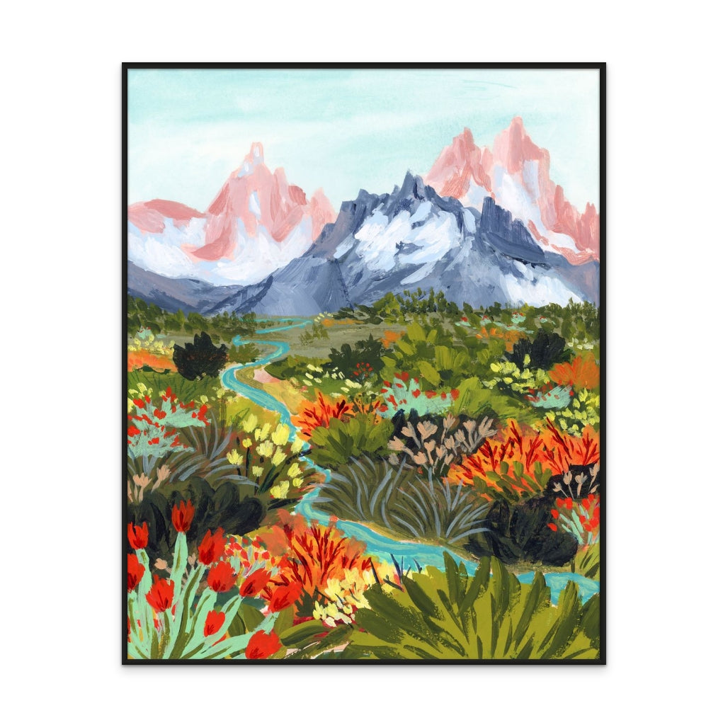 Autumn Mountains Art Print