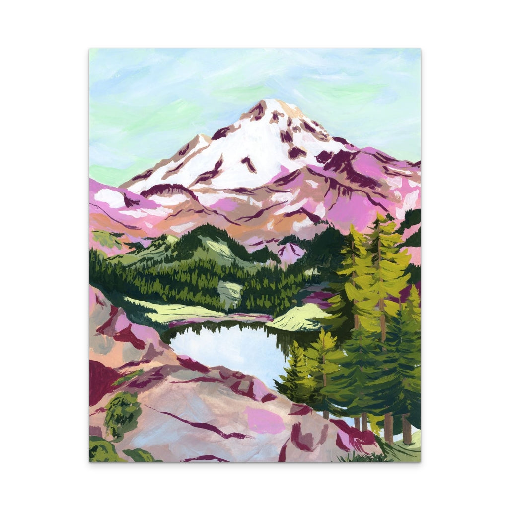 Chain Lakes Art Print