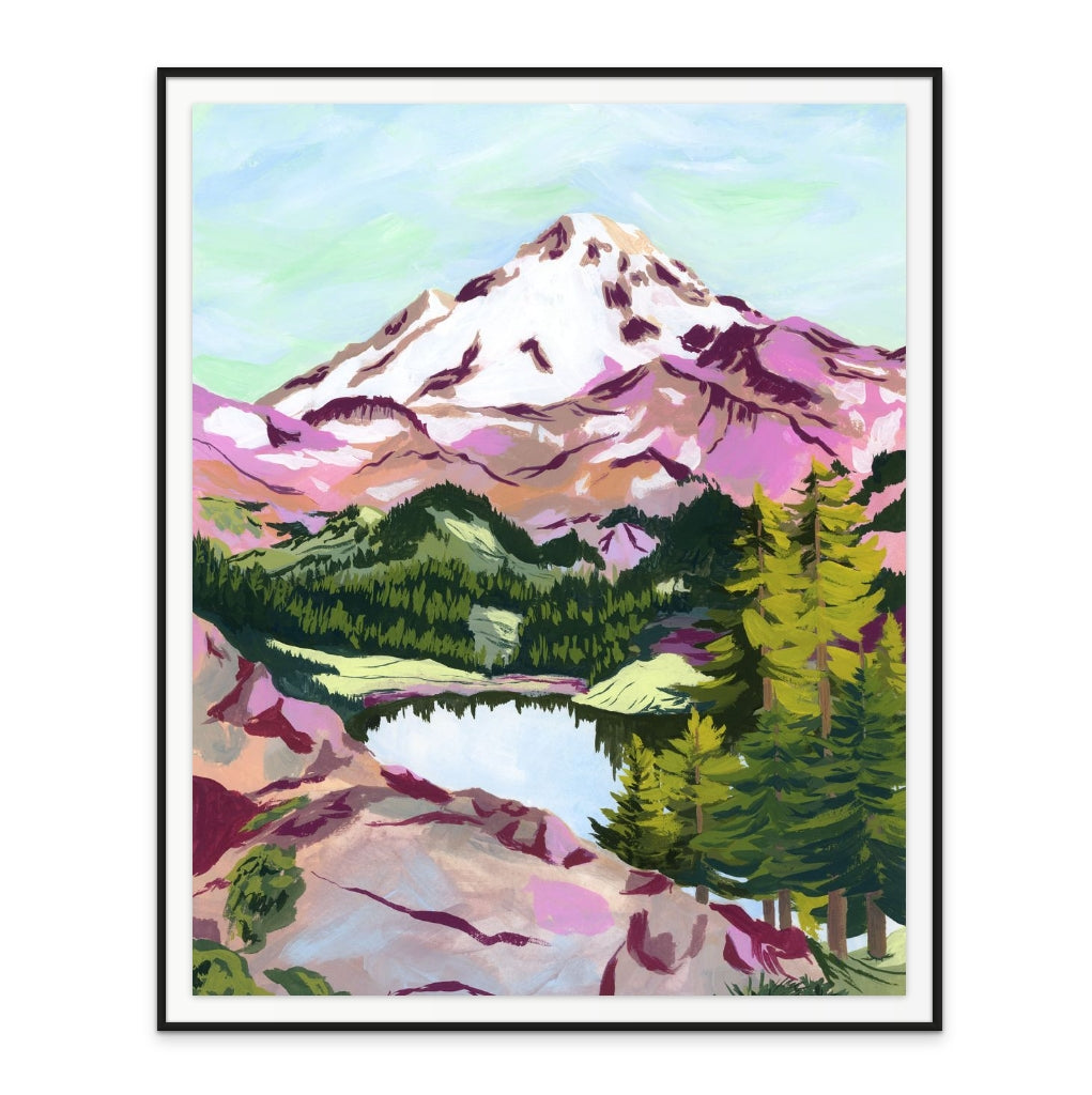 Chain Lakes Art Print