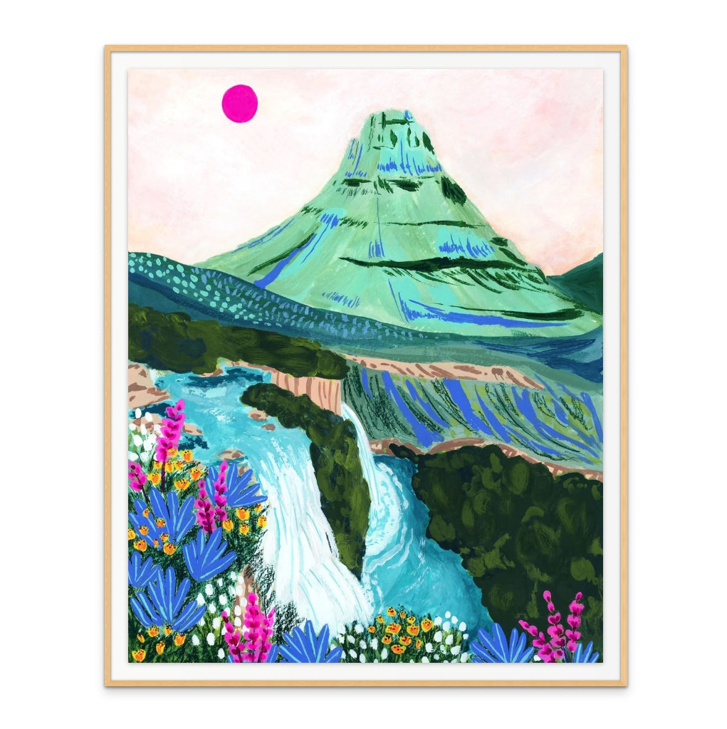 Kirkjufell Art Print