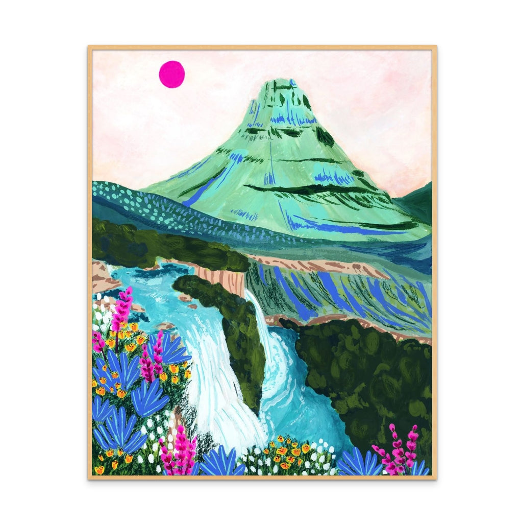 Kirkjufell Art Print