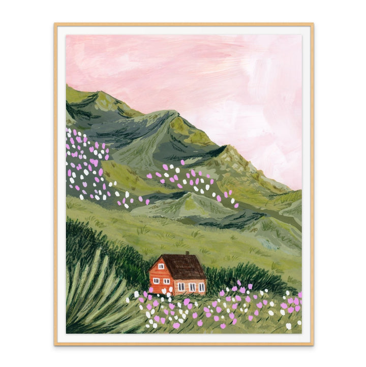 Mountain House Art Print