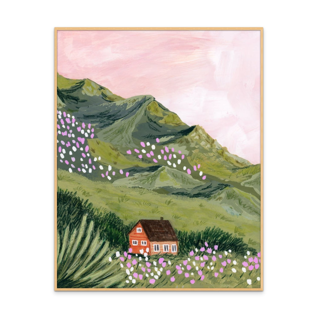 Mountain House Art Print