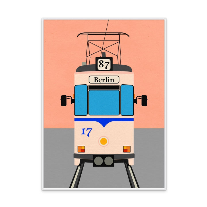 Berlin Tram Art Print