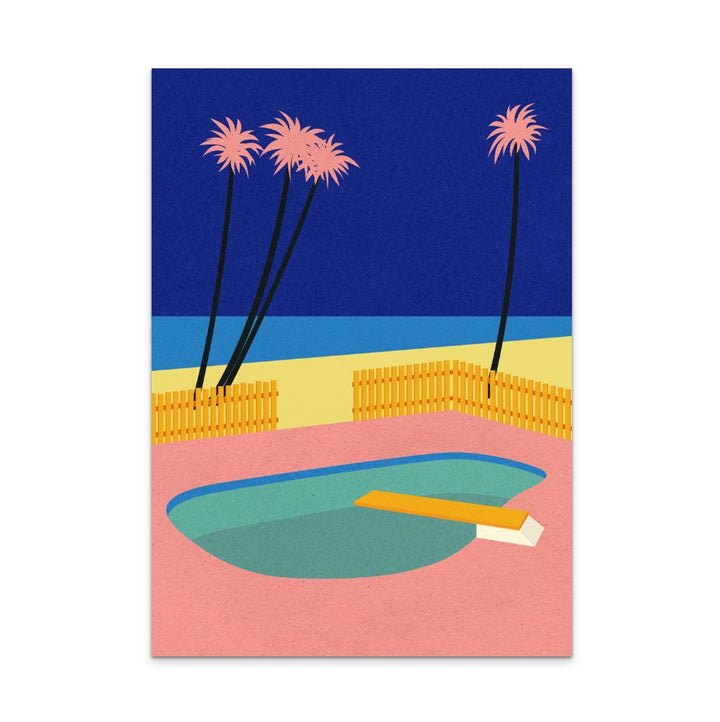 Malibu Beach Art Print