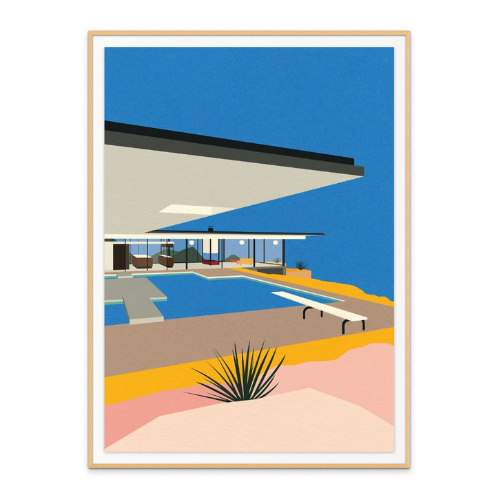 La Stahl House Art Print