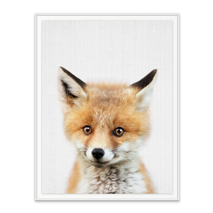 Peekaboo Baby Fox Art Print