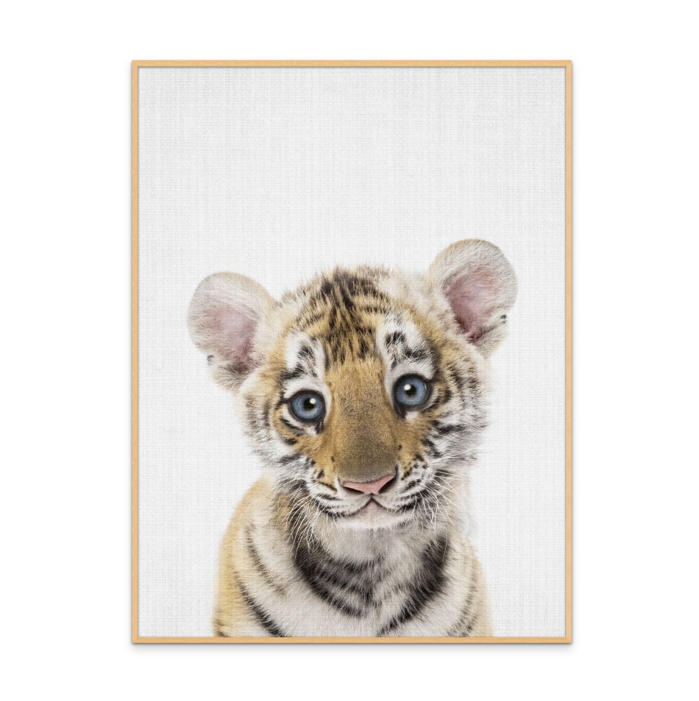 Peekaboo Baby Tiger Art Print