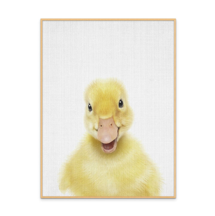 Peekaboo Baby Duck Art Print