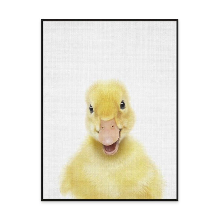 Peekaboo Baby Duck Art Print