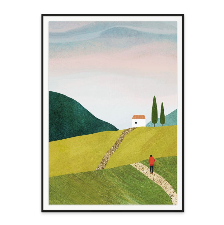 Walking Home Art Print