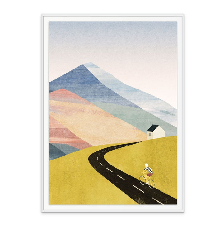 Cycling Home Art Print